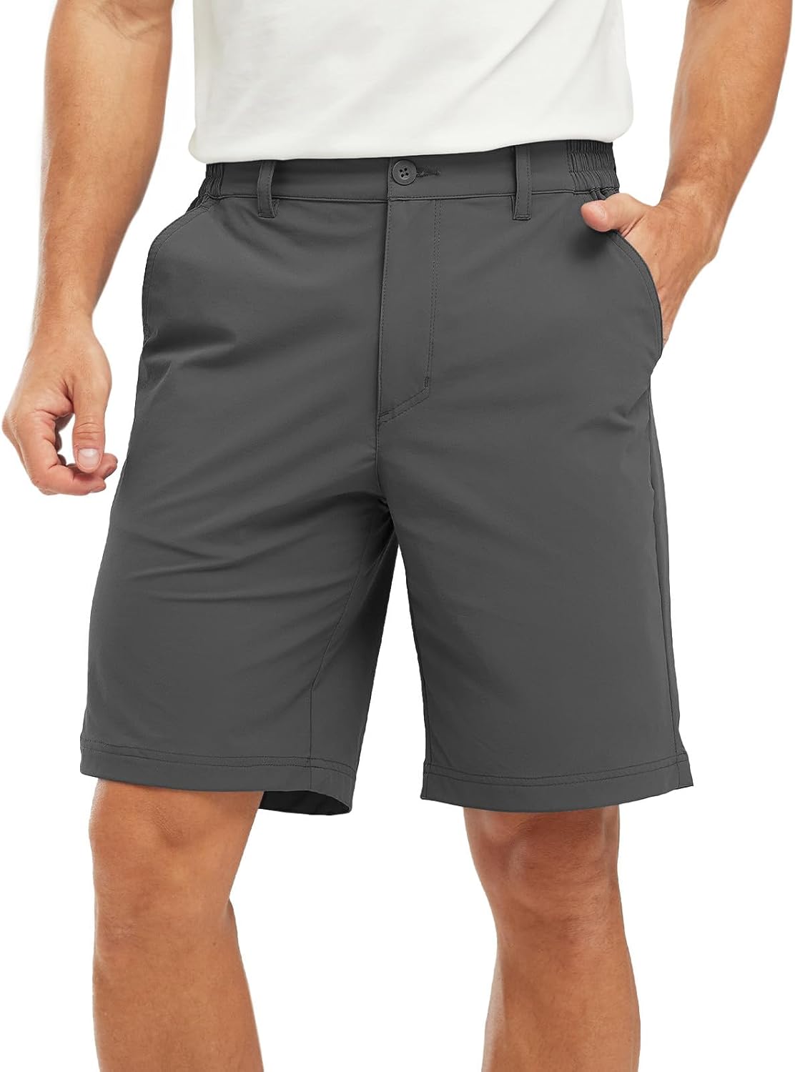 TBMPOY Men's Golf Shorts 9in Quick Dry Casual Travel Wear