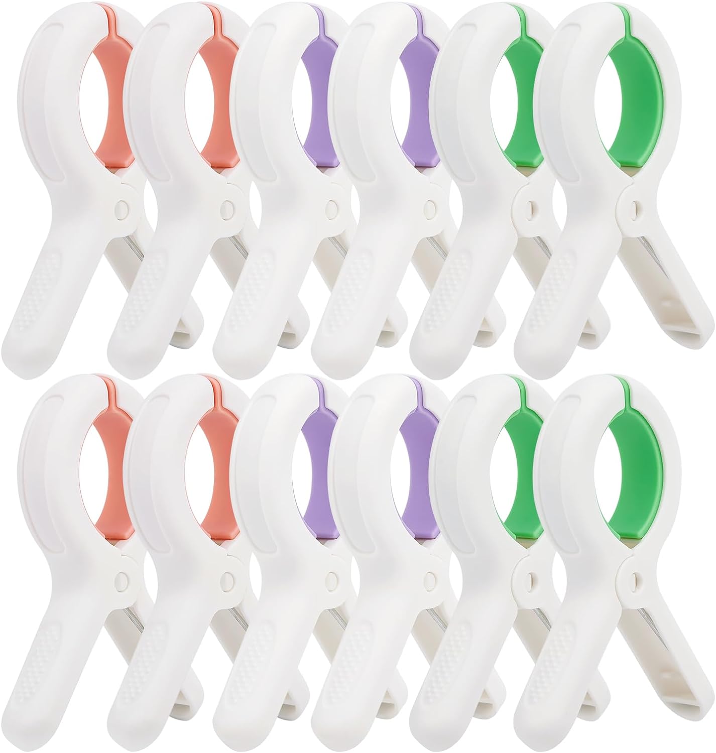 Windproof Towel Clips x12 - Secure Your Towel in Style!