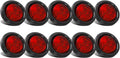 2 in Round Red Sealed Clearance Marker Light - 10 Pack