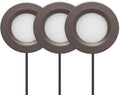 GETINLIGHT 2.75ft Under Cabinet LED Puck Lights Kit - Warm 3000K