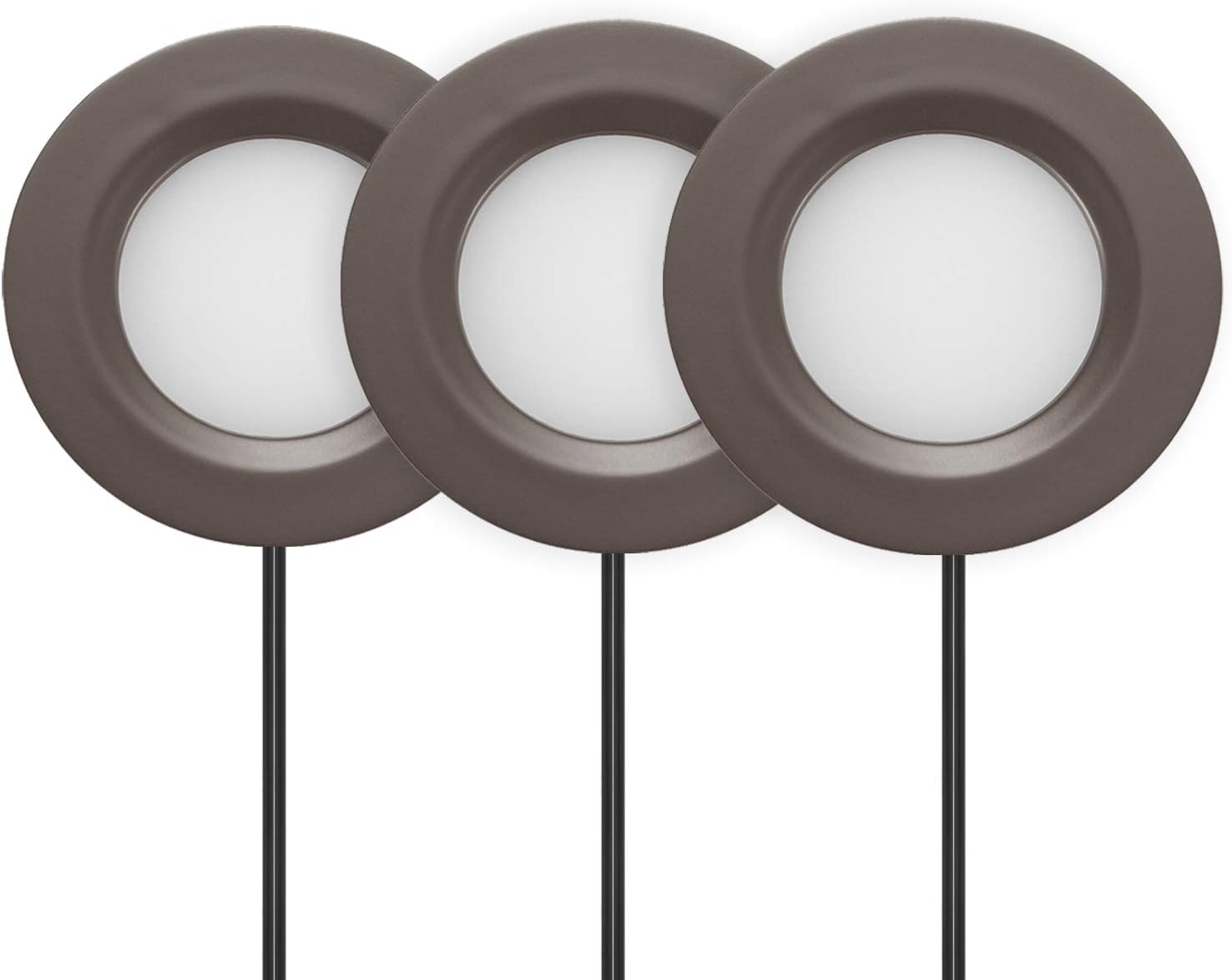 GETINLIGHT Under Cabinet LED Puck Lights Kit with Dimmer