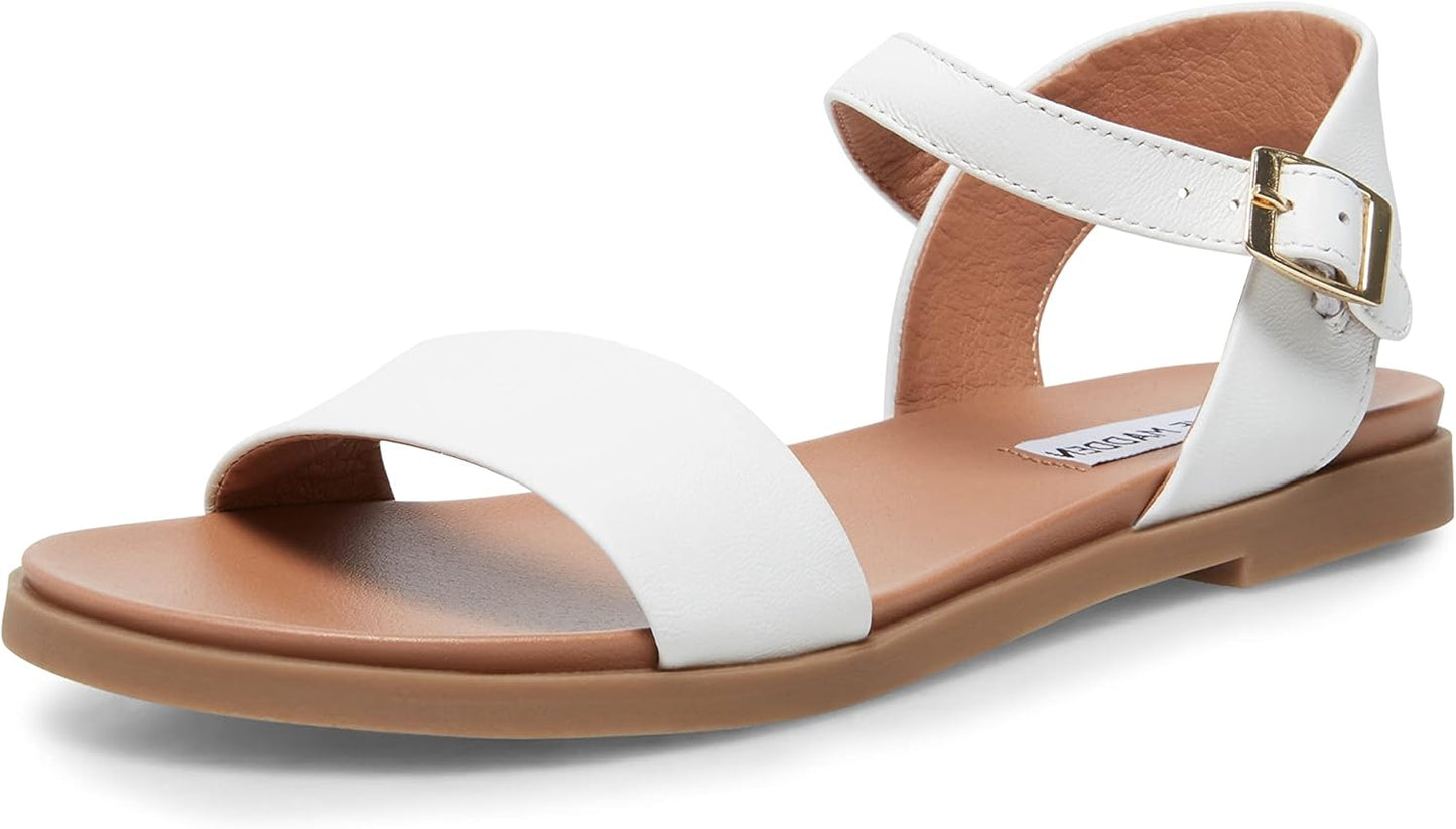 Steve Madden Women's Dina Flat Sandal: Stylish Comfort for All