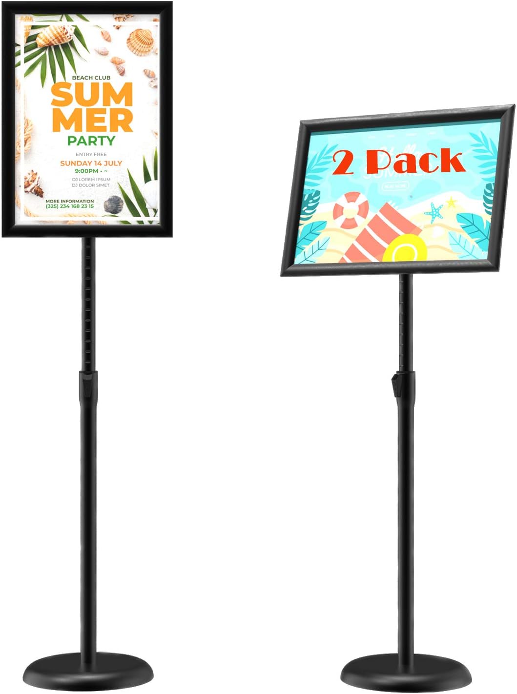 GUOHONG Adjustable Poster Stand for 11x17 Inch Displays