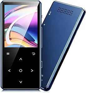 MP3 Player 64GB with Bluetooth 5.2 and Colorful Touch Screen