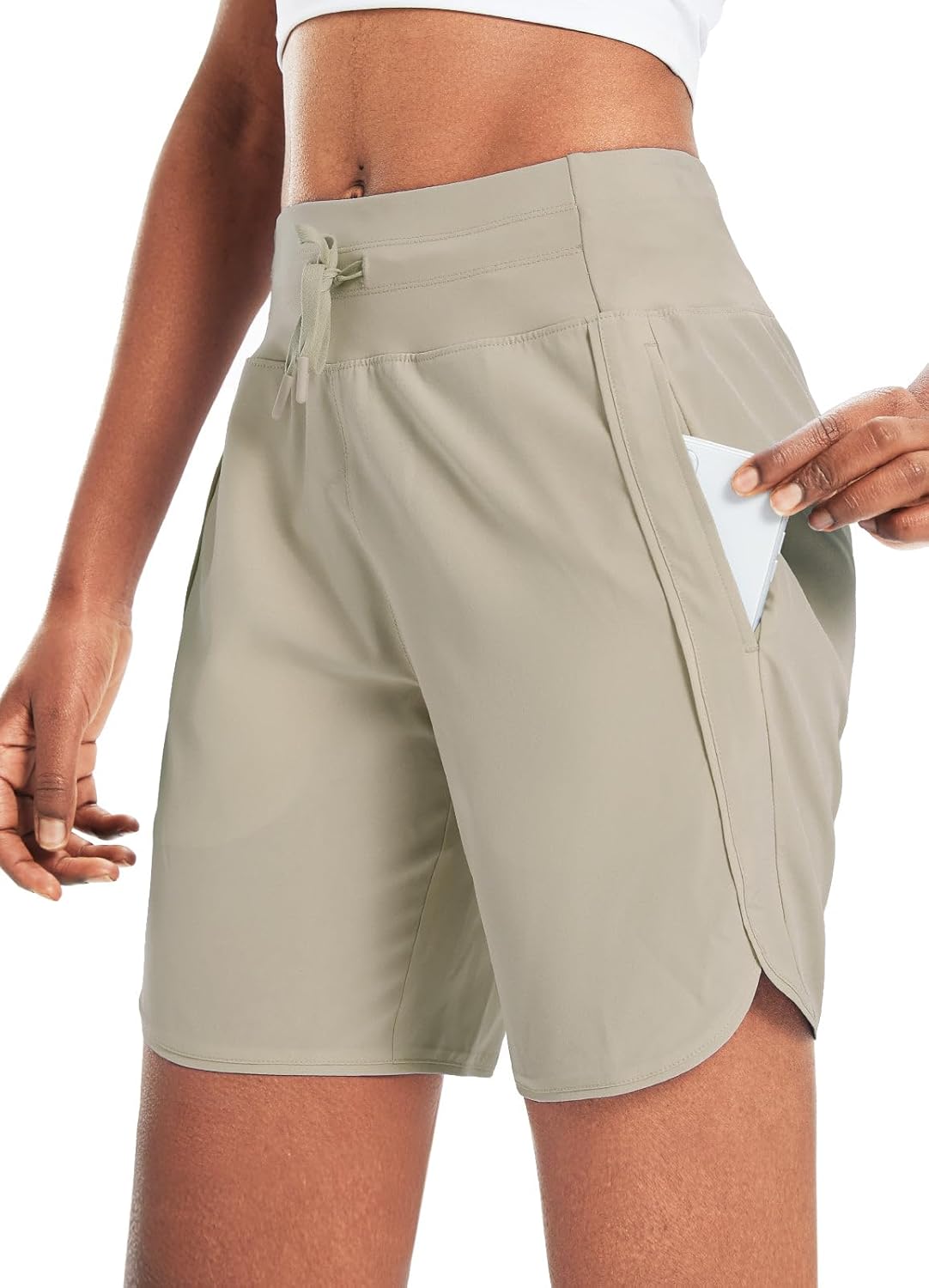 Baleaf Women's 7in Athletic Long Running Shorts for All Activities