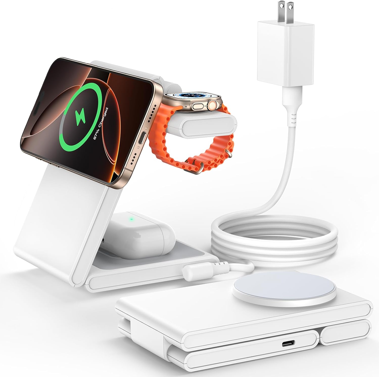 Ultimate 3-in-1 Wireless Charger Set by Meifigno