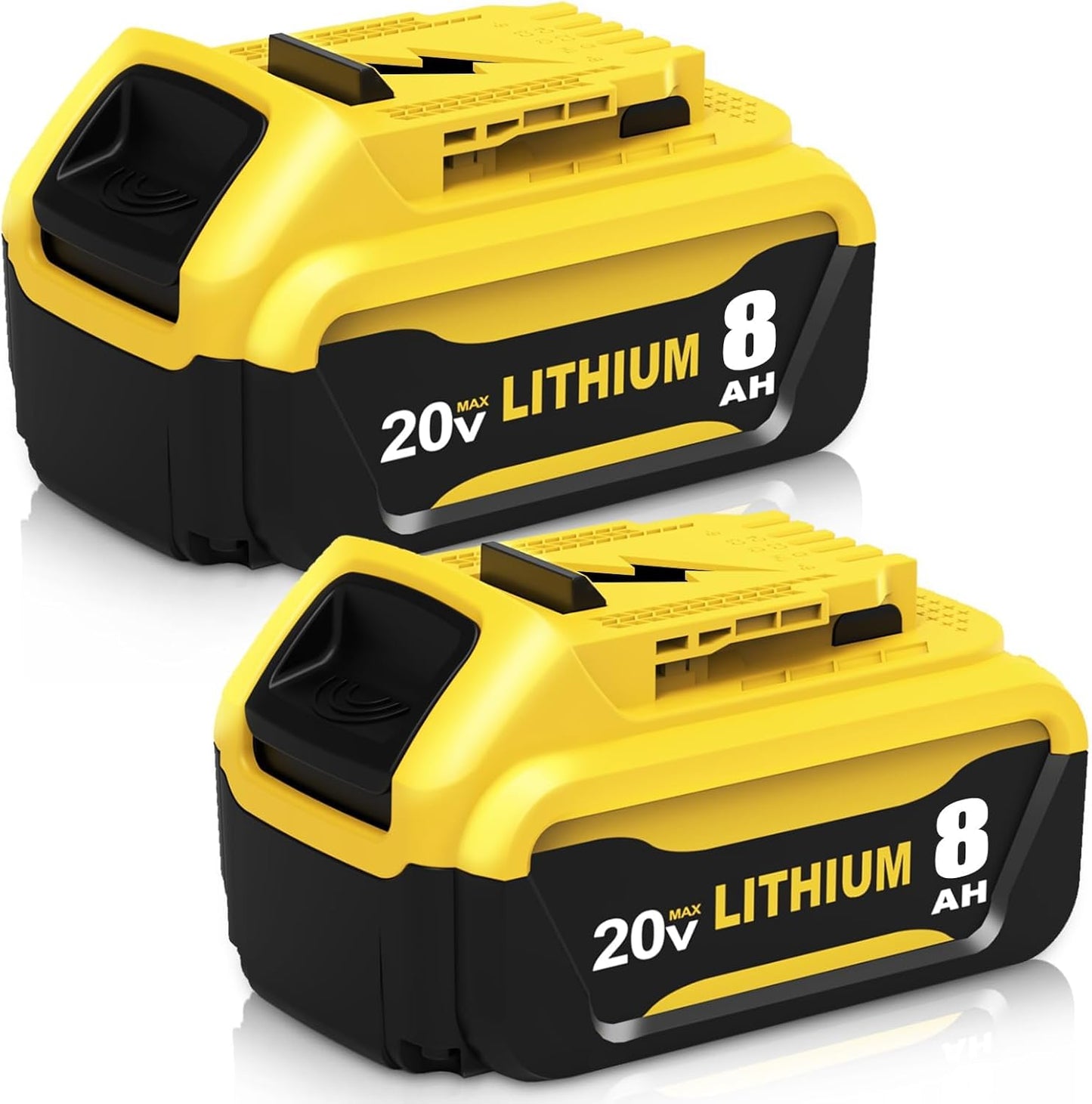 8000mAh High Capacity Replacement for Dewalt 20V Battery Pack