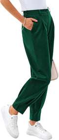 High Waisted Pants for Women 2025 - Comfortable Office Ankle Pants