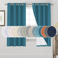 PrinceDeco Blackout Curtains 63 in Length - Total Light Block