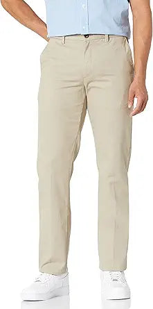 Slim-Fit Wrinkle-Resistant Chino Pants for Men - Classic Style
