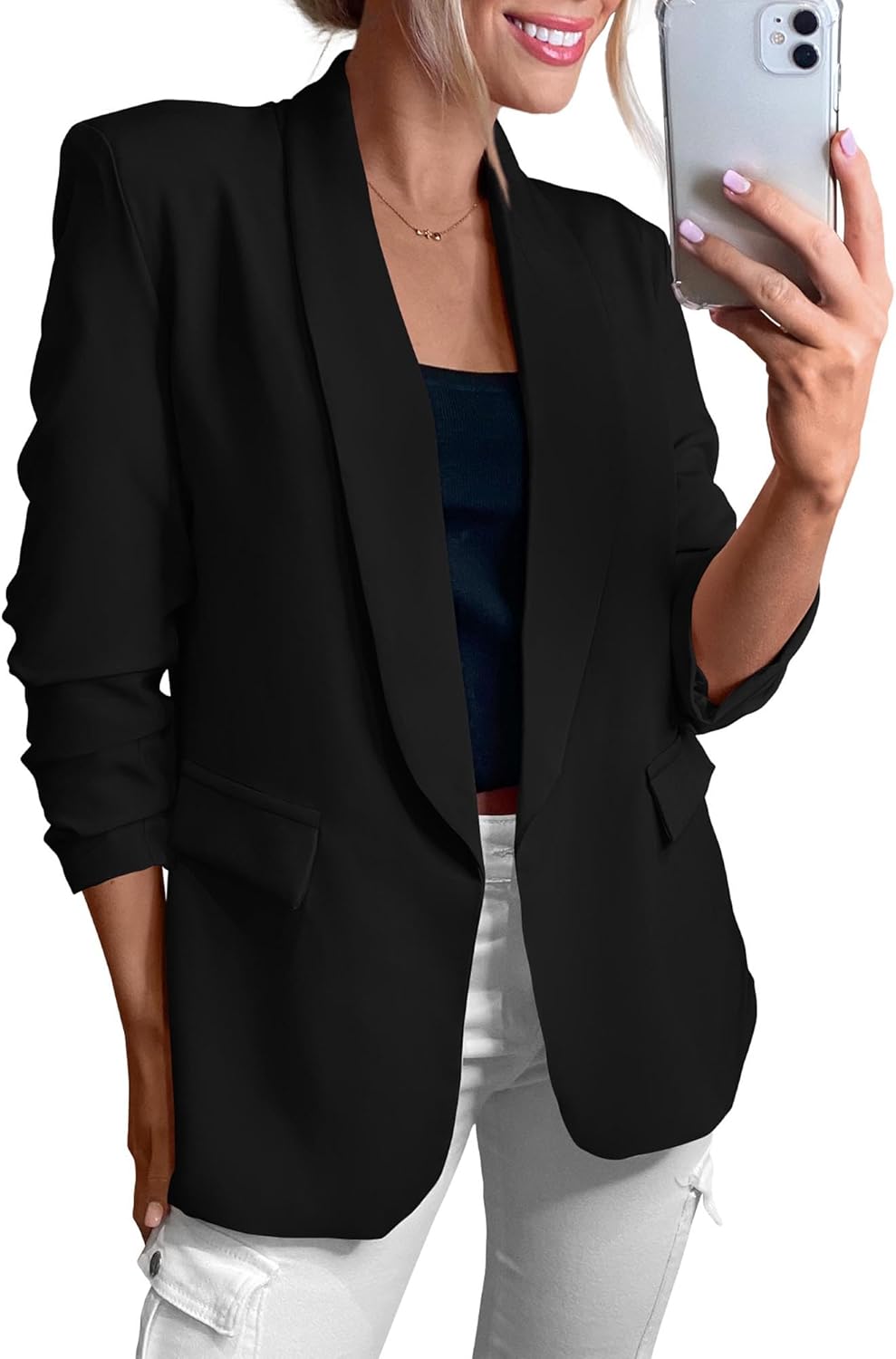 KIRUNDO Womens Blazer for Business Casual Style and Comfort