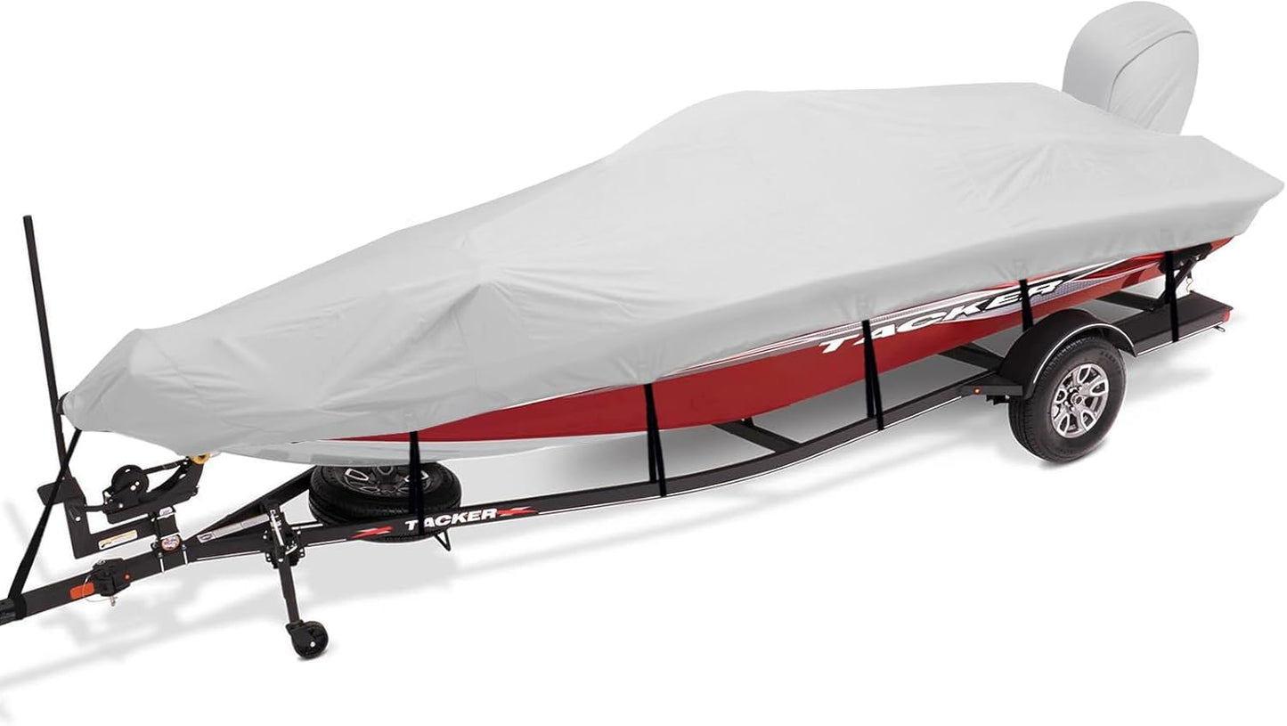 Trailerable Boat Cover 20-22ft with Outboard Motor Cover