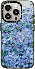 Compact iPhone 15 Pro Case Nantucket Blue Hydrangeas - Slim 4 ft