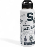 34oz Team Spirit Insulated Water Bottle - Licensed Collegiate Gear
