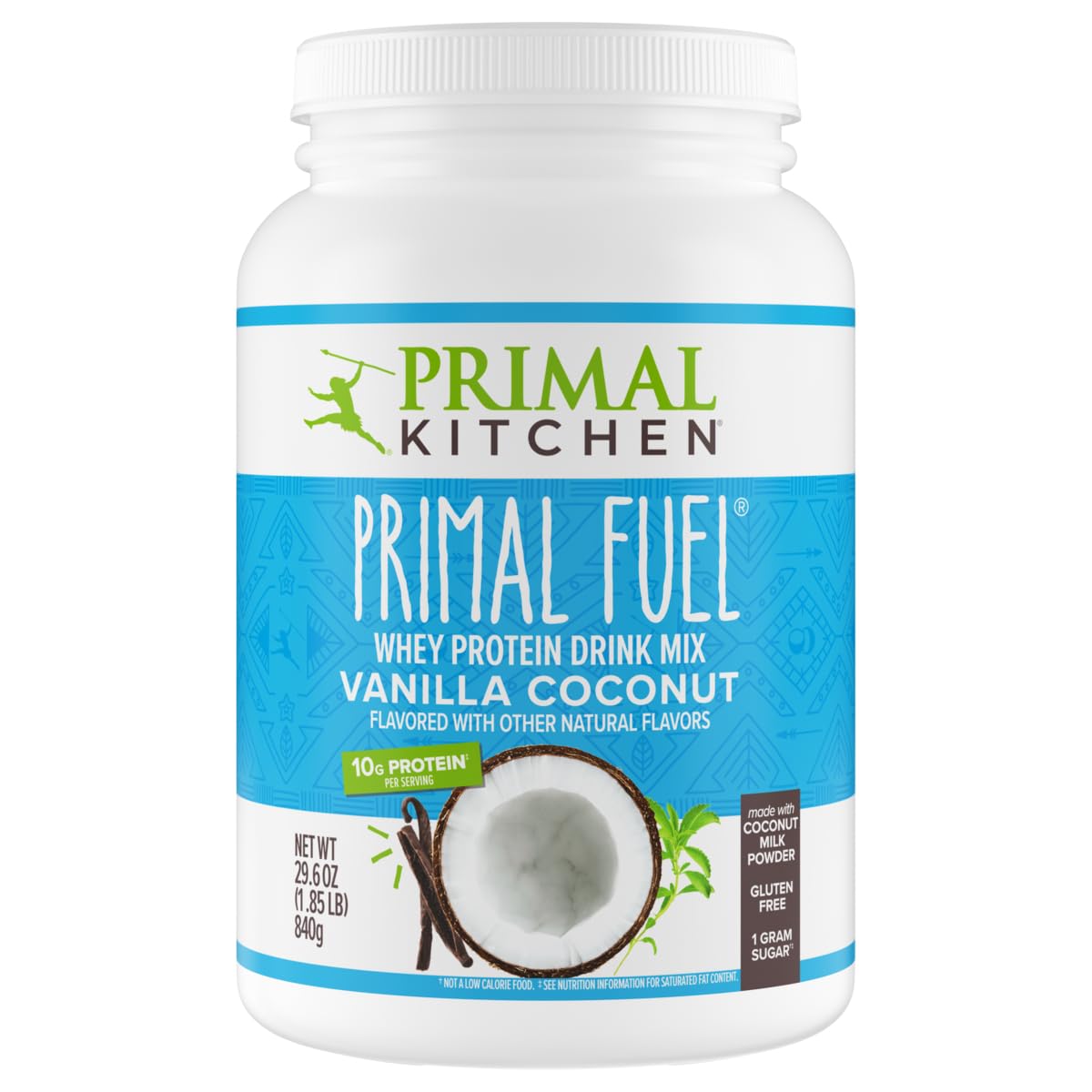 Primal Fuel Vanilla Coconut Whey Protein Drink Mix Review