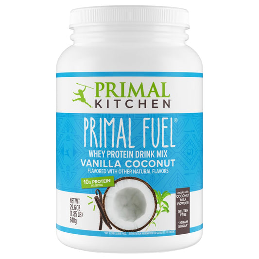 Primal Fuel Vanilla Coconut Whey Protein Drink Mix Review