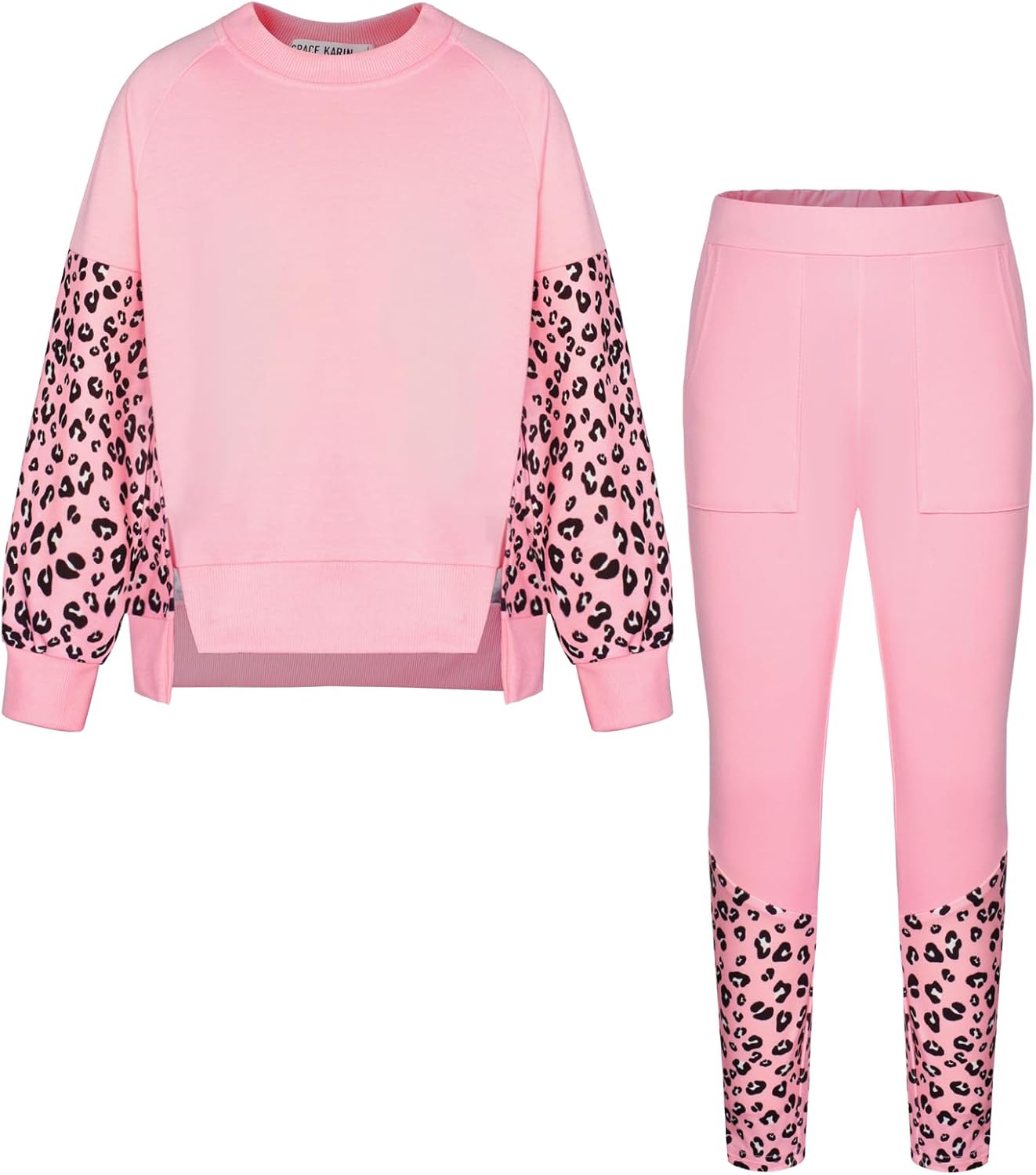 Stylish Girls Sweatshirt and Pants Set for Fashionable Teens