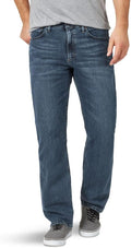 Wrangler Authentics Mens Comfort Flex Waist Relaxed Fit Jean Shoes