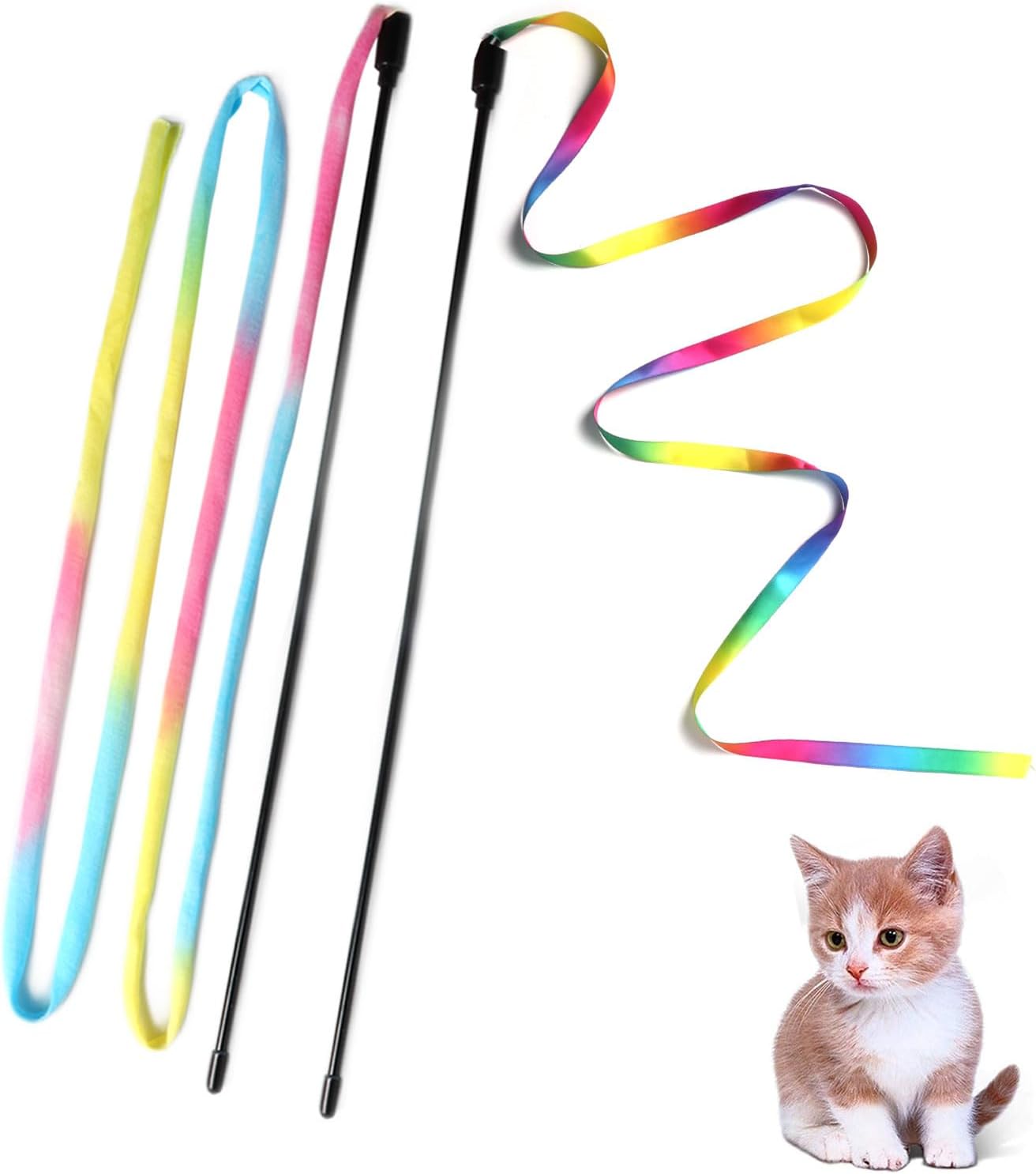 Interactive Cat Wand Set by M JJYPET - Engage Your Indoor Cat!