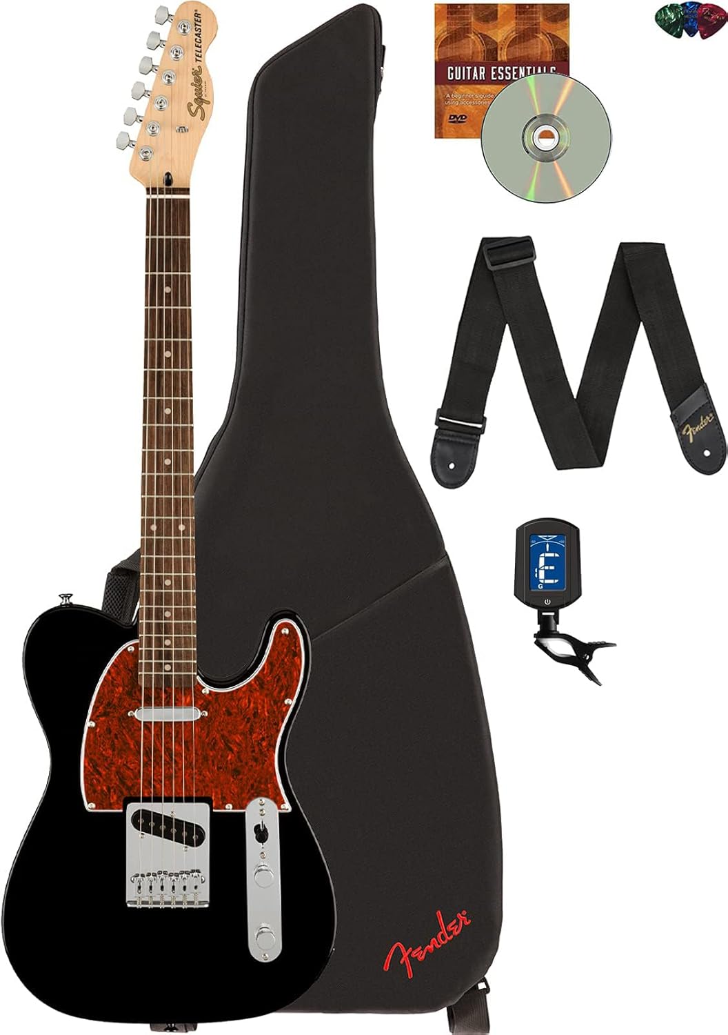 Fender Affinity Series Telecaster Bundle with Gig Bag and More