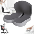 Memory Foam L-Shaped Seat Cushion for Car and Office - Sciatica Relief