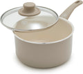 GreenLife 2 Quart Ceramic Nonstick Saucepan with Lid - Healthy