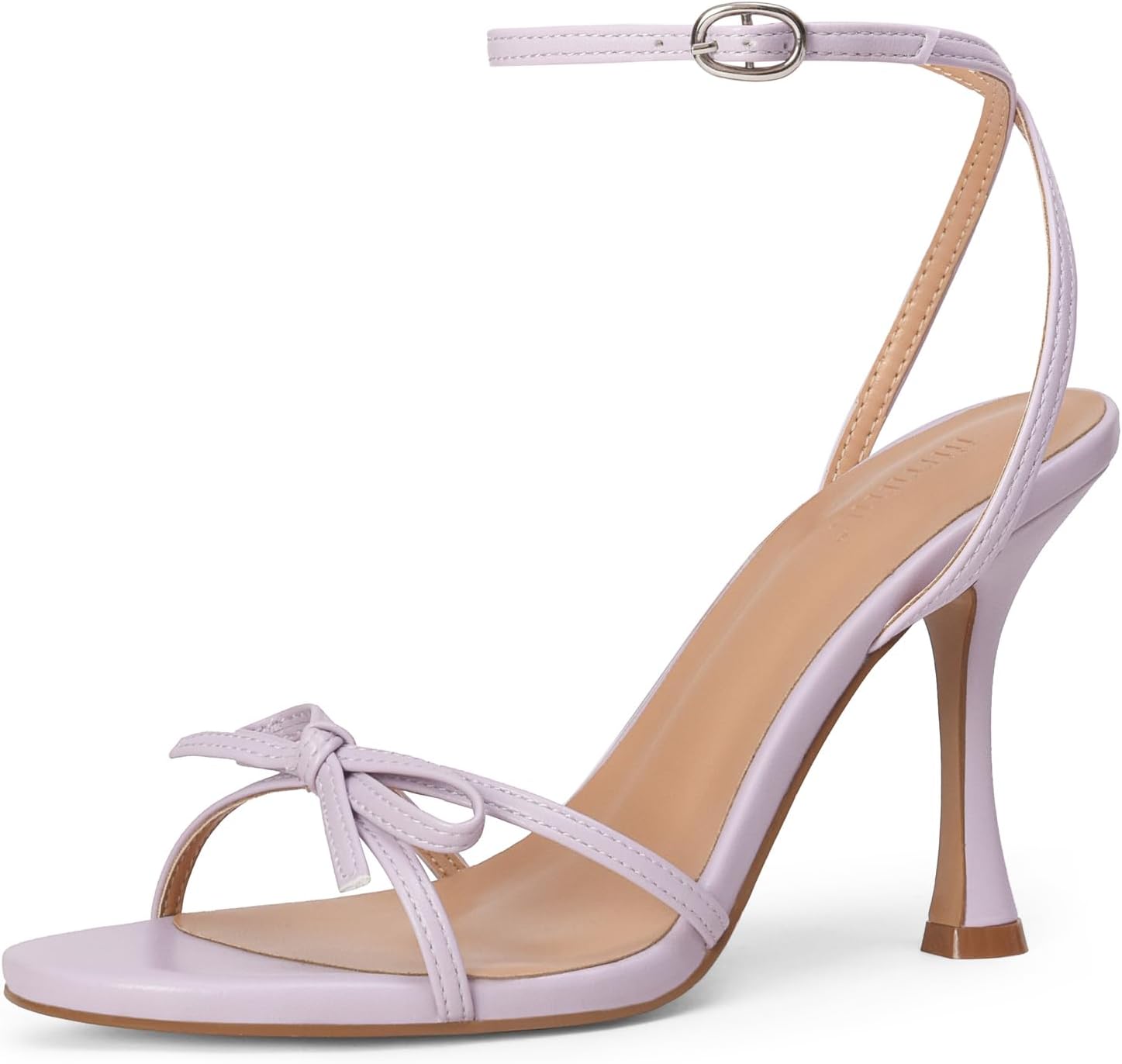 iiimmu Women's Bow Heels: Elegant 4 IN Stiletto Sandals