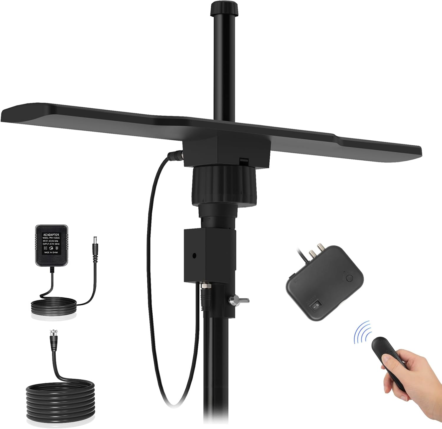 1600+ Mile Range Outdoor TV Antenna - Dual TV Support