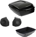 TCMT King Motorcycle Trunk Box with Rear Speakers - Touring Fit