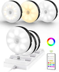 EZVALO Under Cabinet Lighting with Charging Station - Rechargeable RGB