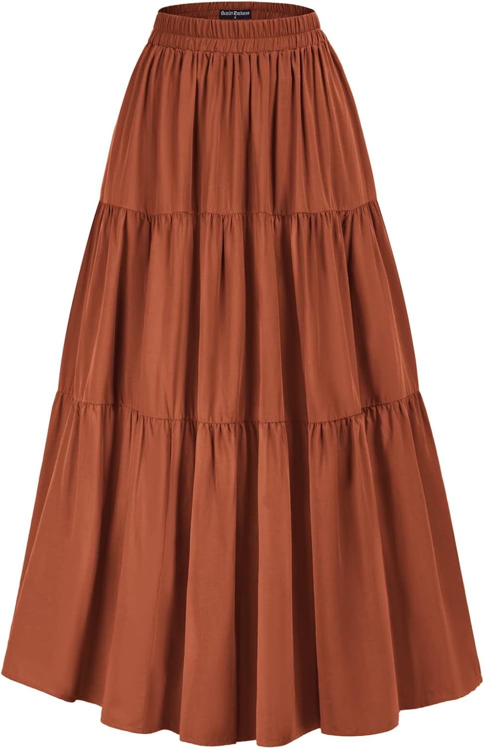 Scarlet Darkness Maxi Long Skirts for Women with Pockets