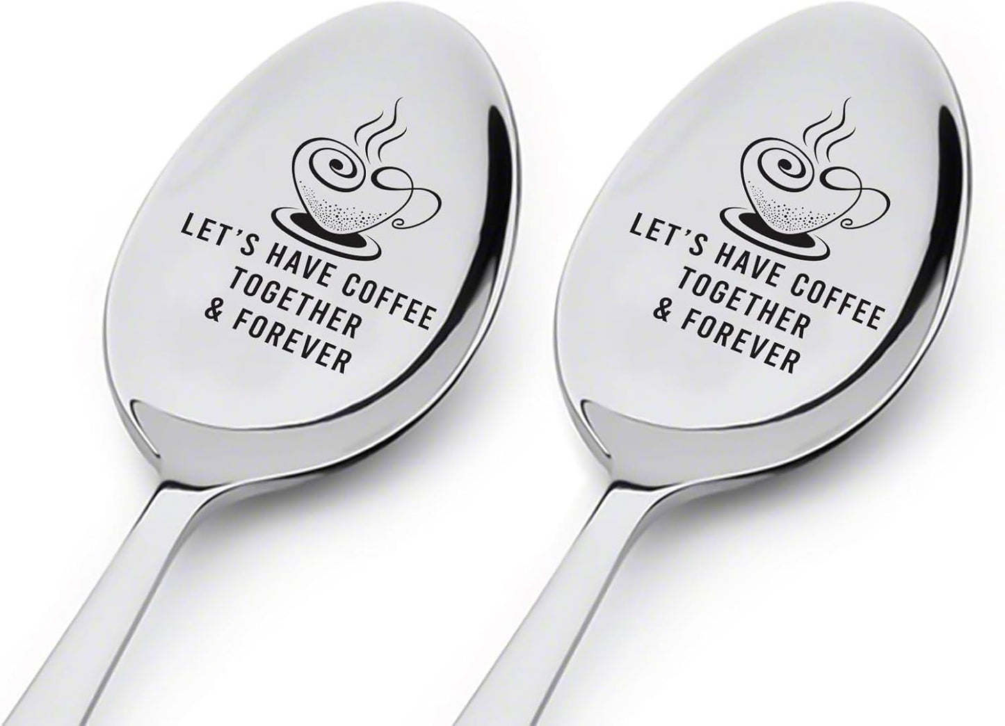Personalized Engraved Spoon Set: Forever & Always