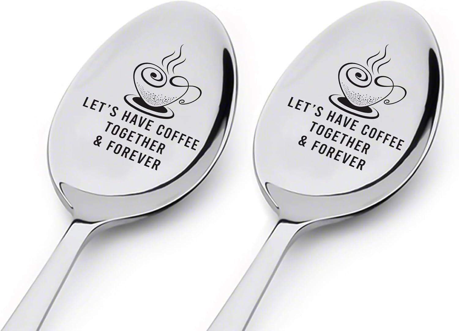 Personalized Engraved Spoon Set: Forever & Always