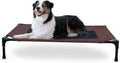 Outdoor Elevated Dog Cot Large 42 x 30in - Breathable Cooling Pet Bed