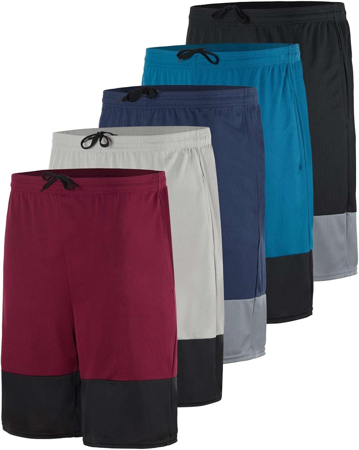 Men's Mesh Athletic Basketball Shorts Quick Dry Activewear