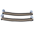 BubbasGarageTv Paracord Bolt-On Roof Rack Grab Handles - Tan