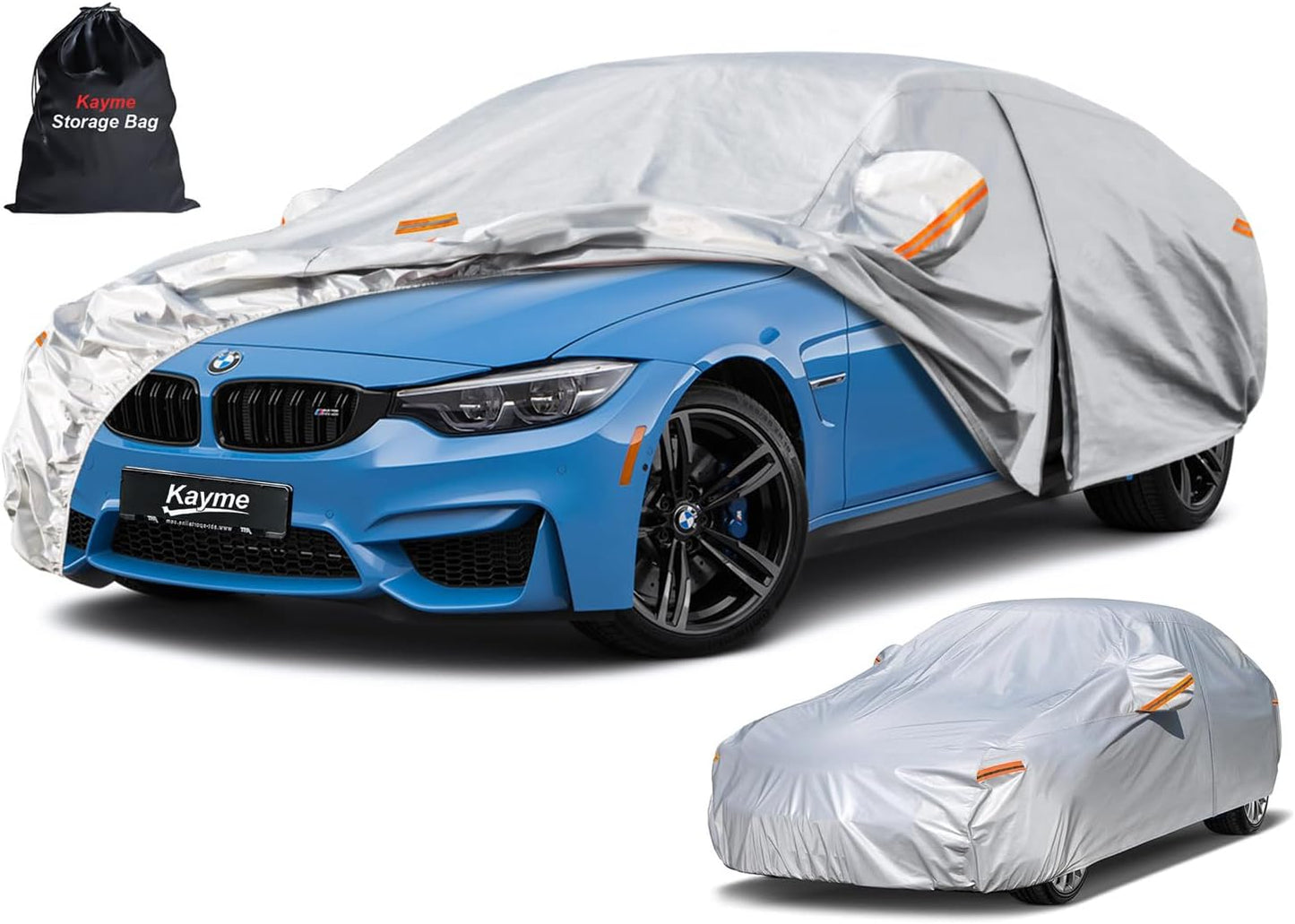 Kayme 6 Layers Car Cover for BMW 3 Series 320i 325i 328i 330i 335i