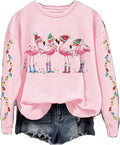 Festive Flamingo Crewneck: Tropical Holiday Cheer!