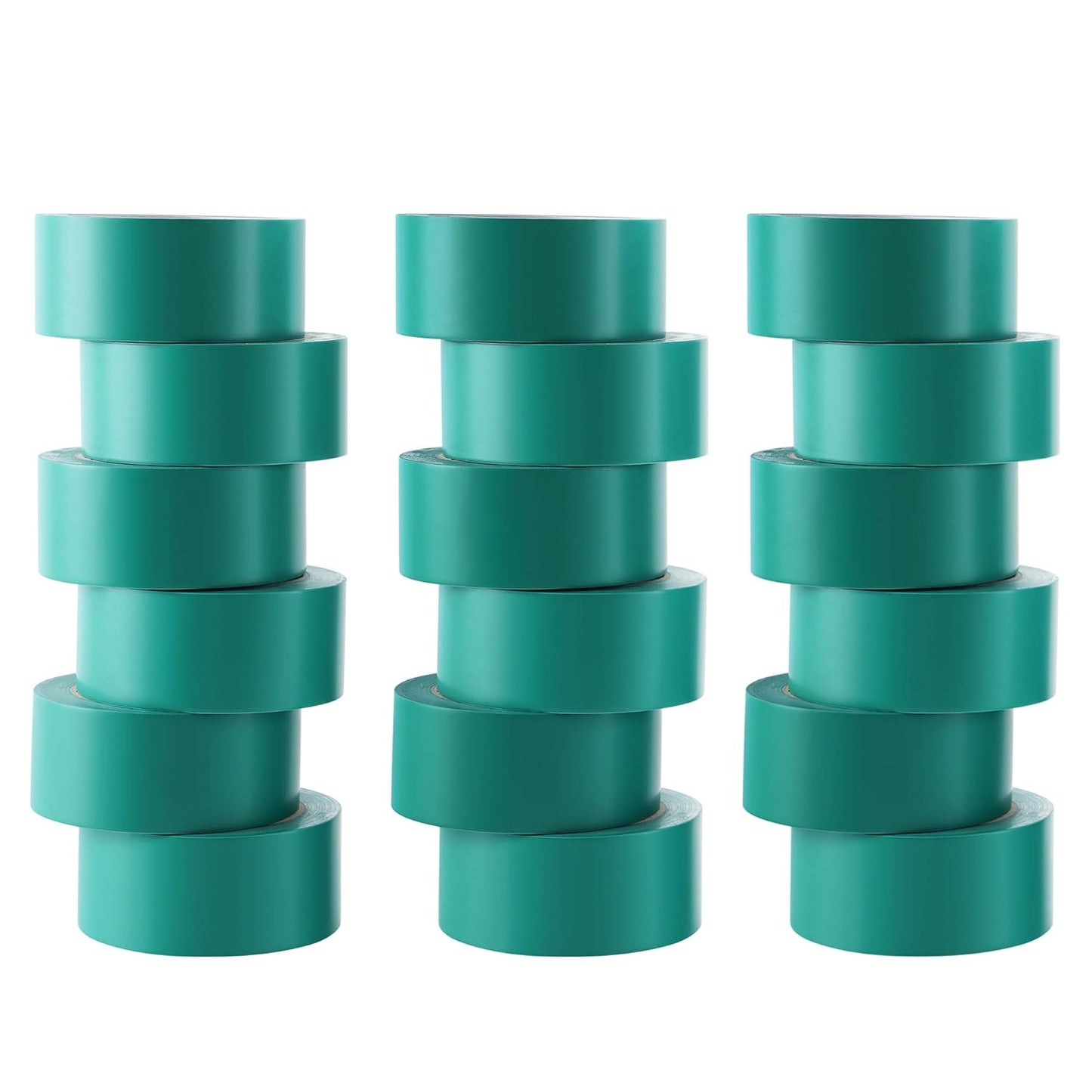 Lichamp 18 Rolls Vinyl Tape for Safety and Floor Marking