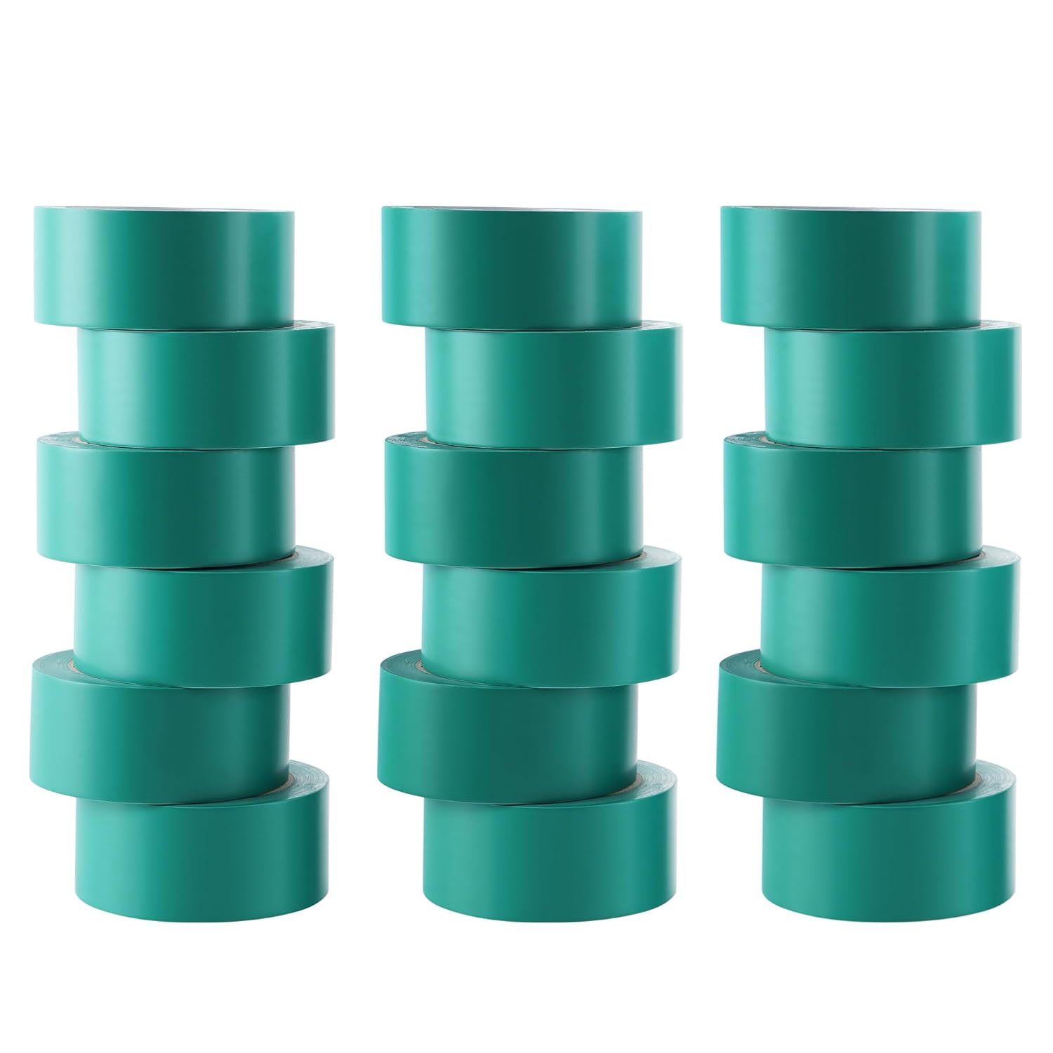 Lichamp 18 Rolls Vinyl Tape for Safety and Floor Marking