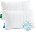Cooling Pillows King Size Set of 2 - Adjustable Loft for Side & Back