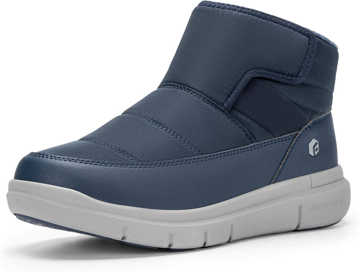 FitVille Mens Winter Boots Wide Width Water Resistant Snow Boots