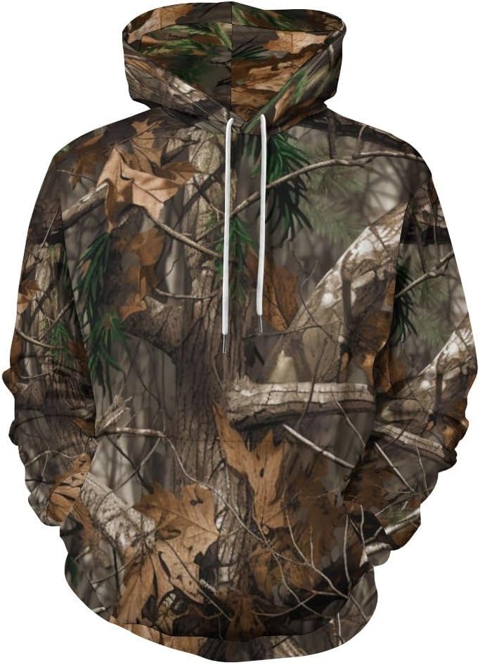 Stay Warm in Style with KAFFUL Camo Hoodie!