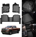 KUST Custom Fit 5D Floor Mats for 2017-2024 Nissan Titan - All Weather