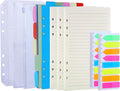 A6 Refill Paper 3 Pack with Pockets & Tabs - Portable Planner Refill