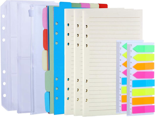 Antner A6 Planner Bundle: Refill Paper, Tabs, Pockets