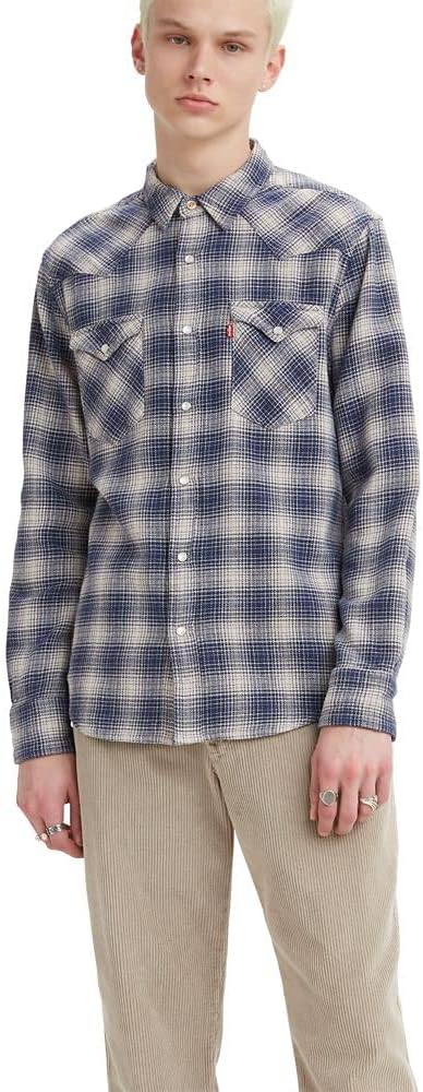 Levi's Men's Classic Western Shirt with Flap Patch Pockets