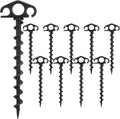 COBARYEN Beach Tent Stakes - Heavy Duty Spiral Anchors