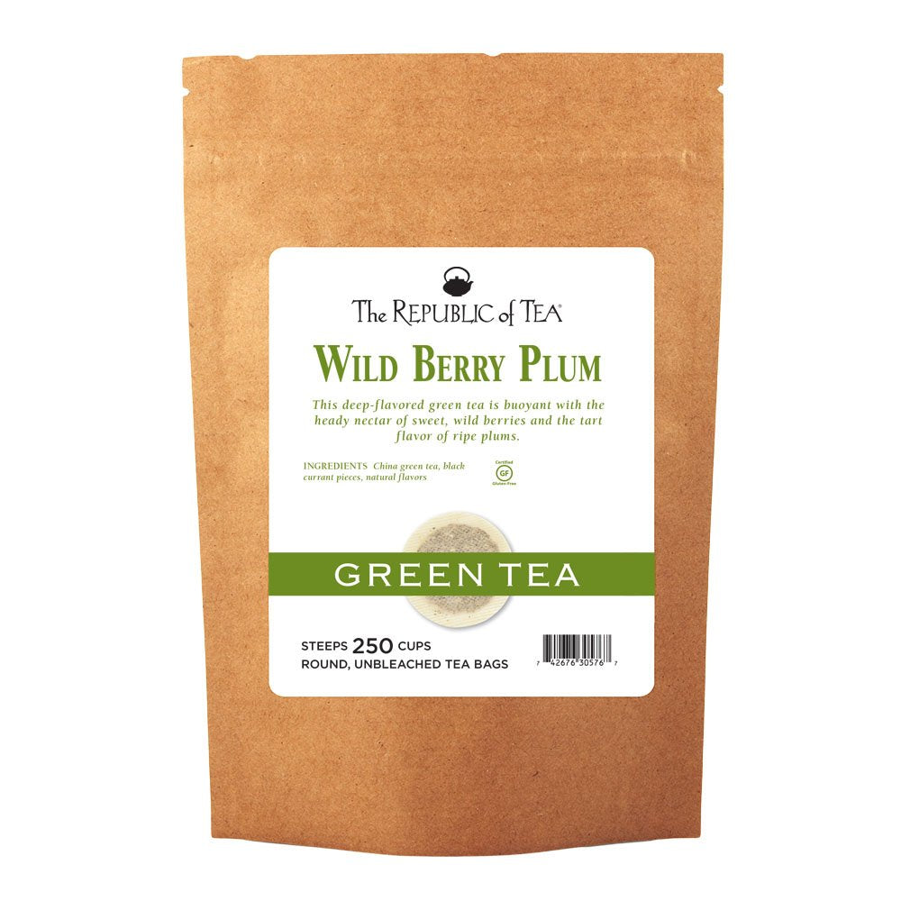 Wild Berry Plum Green Tea - Refreshingly Balanced Flavor