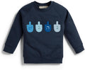Embroidered Crewneck Sweatshirt for Kids - 100% Organic Cotton Cozy